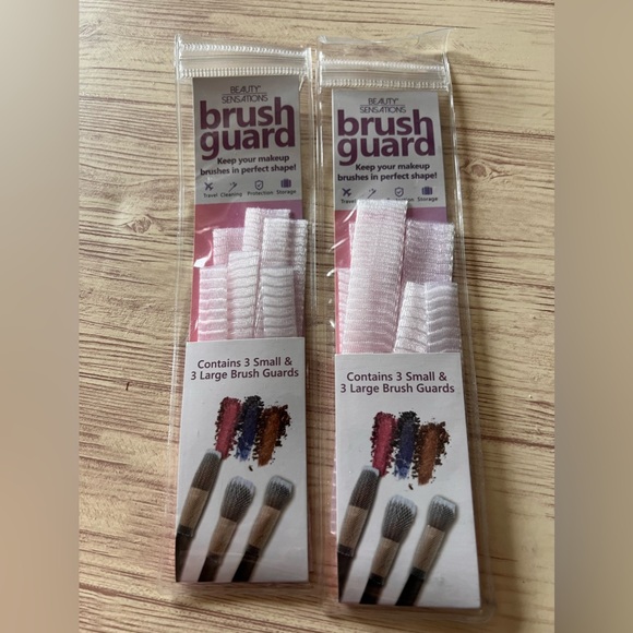 Beauty Sensations Brush Guards 2 Sealed Packages of 6. New in packaging. (D1) - Picture 1 of 3